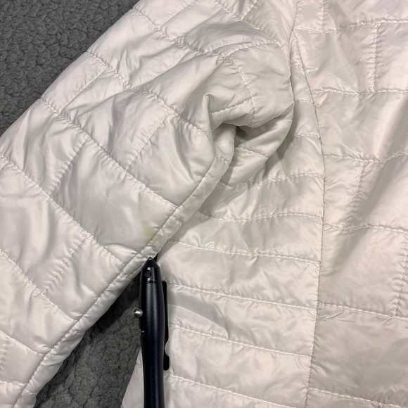 Patagonia Nano Puff Jacket Womens XXS White Quilted Primaloft Puffer Full Zip - Picture 6 of 15